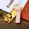 Metal Zodiac Dragon Car Keychain And Bag Pendant