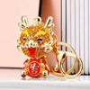 Metal Zodiac Dragon Car Keychain And Bag Pendant