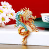 Metal Zodiac Dragon Car Keychain And Bag Pendant