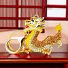 Metal Zodiac Dragon Car Keychain And Bag Pendant