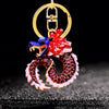 Metal Zodiac Dragon Car Keychain And Bag Pendant