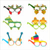 Mexican Carnival Cartoon Style Glasses Paper Holiday Party Photography Props
