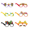 Mexican Carnival Cartoon Style Glasses Paper Holiday Party Photography Props
