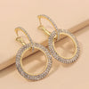 Micro-Inlaid Diamond Fashion Earrings