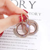 Micro-Inlaid Diamond Fashion Earrings