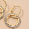 Micro-Inlaid Diamond Fashion Earrings