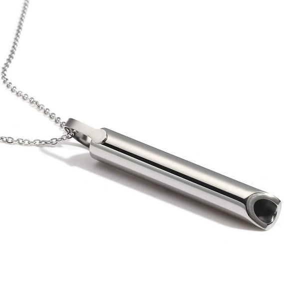Mindfulness Decompression Jewelry Stainless Steel Titanium Steel Geometric Electroplated Unisex Necklace