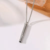 Mindfulness Decompression Jewelry Stainless Steel Titanium Steel Geometric Electroplated Unisex Necklace