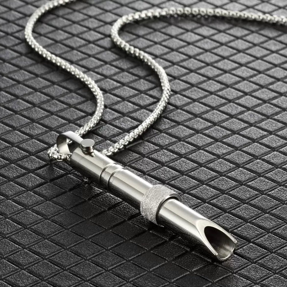 Mindfulness Decompression Jewelry Stainless Steel Titanium Steel Geometric Electroplated Unisex Necklace