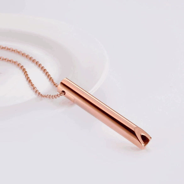Mindfulness Decompression Jewelry Stainless Steel Titanium Steel Geometric Electroplated Unisex Necklace