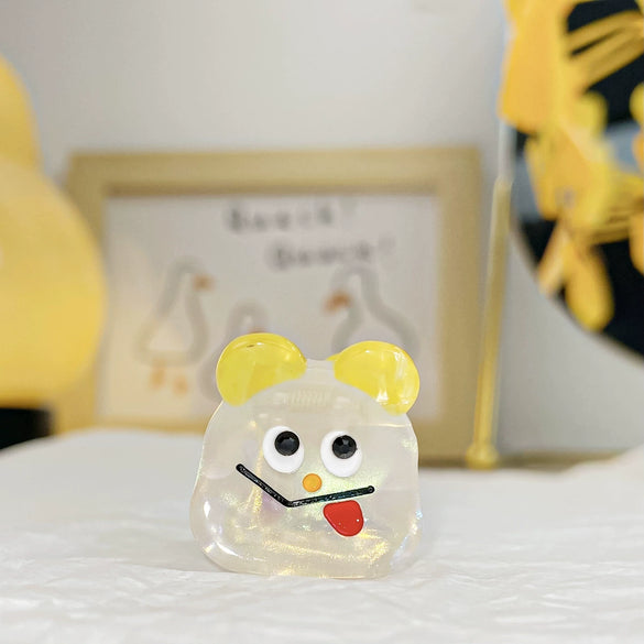 Mini Acetic Acid Handmade Cute Cartoon Ghost Horse Hair Clips For Women