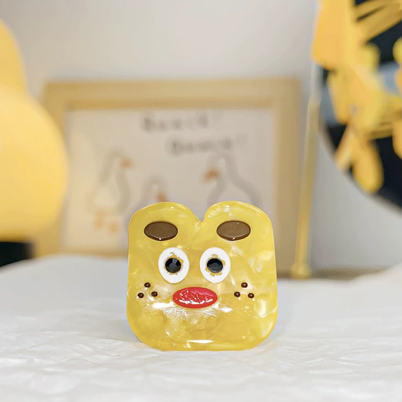 Mini Acetic Acid Handmade Cute Cartoon Ghost Horse Hair Clips For Women