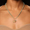 Mini Elephant Lotus Heart Sun And Moon Pendant Necklace Stainless Steel Electroplating Unisex
