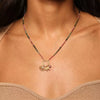 Mini Elephant Lotus Heart Sun And Moon Pendant Necklace Stainless Steel Electroplating Unisex