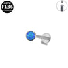 Mini Lip Nail Ear Bone Nail Flat Bottom Ear Nail Titanium Alloy Copper Stainless Steel Geometric Electroplated