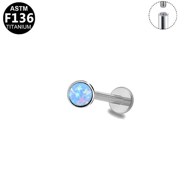 Mini Lip Nail Ear Bone Nail Flat Bottom Ear Nail Titanium Alloy Copper Stainless Steel Geometric Electroplated