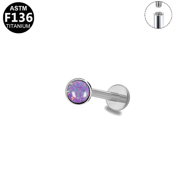 Mini Lip Nail Ear Bone Nail Flat Bottom Ear Nail Titanium Alloy Copper Stainless Steel Geometric Electroplated