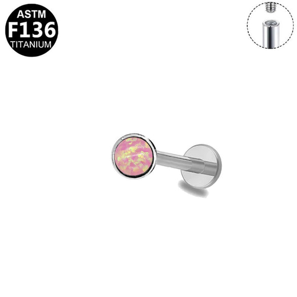 Mini Lip Nail Ear Bone Nail Flat Bottom Ear Nail Titanium Alloy Copper Stainless Steel Geometric Electroplated