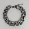 Minimalist Alloy Geometric Thick Chain Bracelet For Women Electroplated Fashion Jewelry Wholesale