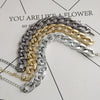 Minimalist Alloy Geometric Thick Chain Bracelet For Women Electroplated Fashion Jewelry Wholesale