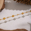 Minimalist Casual Constellation Stainless Steel Real Gold Plated Handmade Bracelet For Women