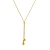 Minimalist Cool Titanium Steel And Stainless Steel Water Drop Pendant Necklace Geometric Pattern Goldplated Women's Accessory