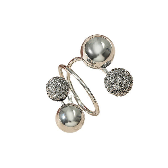 Minimalist Copper Electroplated Women’s Ring Jewelry Wholesale Small Gift Fashion Accessory