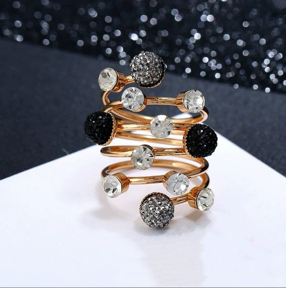 Minimalist Copper Electroplated Women’s Ring Jewelry Wholesale Small Gift Fashion Accessory