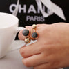 Minimalist Copper Electroplated Women’s Ring Jewelry Wholesale Small Gift Fashion Accessory