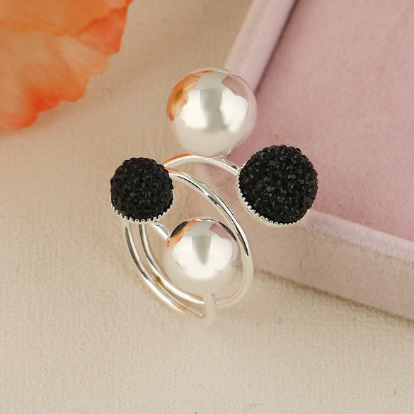 Minimalist Copper Electroplated Women’s Ring Jewelry Wholesale Small Gift Fashion Accessory