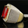 Minimalist Copper Fruit Ring With Electroplated Finish For Men And Women Wholesale Fashion Jewelry