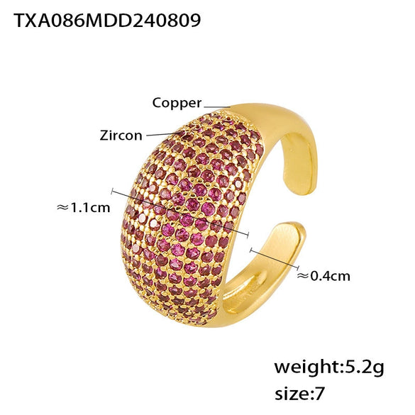 Minimalist Copper Love Pendant 316L Stainless Steel Necklace With Zirconium Plated 18K Gold And Electroplating Process