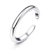 Minimalist Copper Open Ring Set With Leaf Arrow And Wave Geometric U Shaped Design Electroplated Jewelry For Women