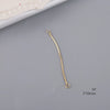 Minimalist Copper Plated Real Gold Handmade Earrings With Hanging Tassel Double Ring Inlaid Zircon Jewelry Accessories