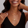 Minimalist Copper Sun And Moon Pendant Choker Necklace With Geometric Design Electroplated Fashion Jewelry For Women