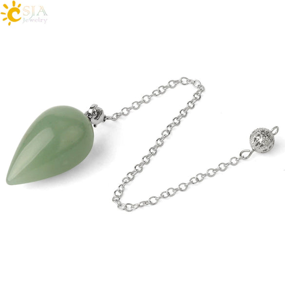 Minimalist Drop Shaped Natural Amethyst Crystal Jewelry Pendant With Independent Packaging Versatile Wholesale Accessory