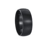 Minimalist Geometric Brushed Stainless Steel Ring With Electroplating Treatment