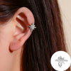 Minimalist Geometric Clipon Earrings Copper Metal Bee Snakeshaped Ear Cuffs Diamond Design