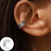 Minimalist Geometric Clipon Earrings Copper Metal Bee Snakeshaped Ear Cuffs Diamond Design