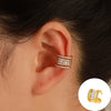 Minimalist Geometric Clipon Earrings Copper Metal Bee Snakeshaped Ear Cuffs Diamond Design