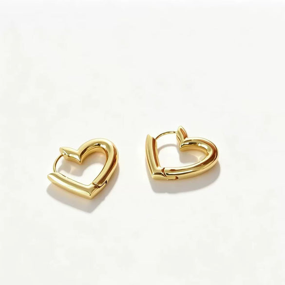 Minimalist Geometric Cross Shaped Rhinestone Ear Cuffs And Small Hoop Earrings For Women Copper Electroplated Fashion Jewelry