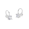 Minimalist Geometric Inlaid Zircon Women's Earrings