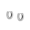 Minimalist Geometric Inlaid Zircon Women's Earrings