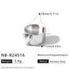 Minimalist Geometric Love Pattern Stainless Steel Adjustable Open Ring For Women With Vacuum Plated Finish