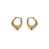 Minimalist Geometric Metal Earrings Fashionable All Match Distinctive Pendant Style For Women