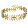 Minimalist Geometric Metal Open Cuff Bracelet With Multi Layer Hollow Electroplated Design Fashion Arm Ring