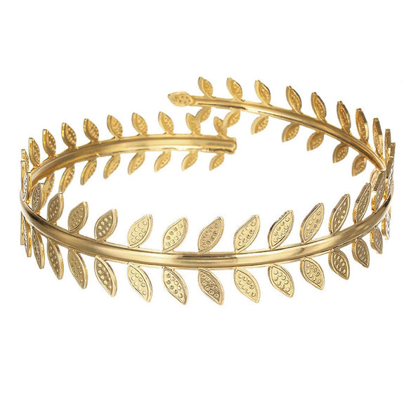 Minimalist Geometric Metal Open Cuff Bracelet With Multi Layer Hollow Electroplated Design Fashion Arm Ring