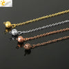 Minimalist Geometric Rhombus Pendant Necklace Brass Plated Zinc Alloy Unisex Jewelry