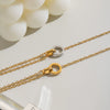 Minimalist Geometric Round Clasp Bracelet In Vacuum Electroplated Stainless Steel Layered Jewelry For Women Wholesale