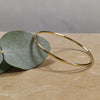 Minimalist Geometric Stainless Steel 14K Gold Electroplated Bracelet